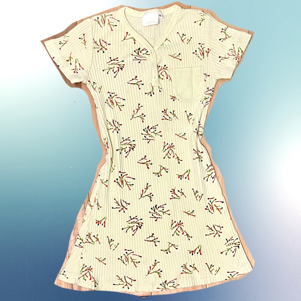 Girls’ Ribbed Floral Sundress